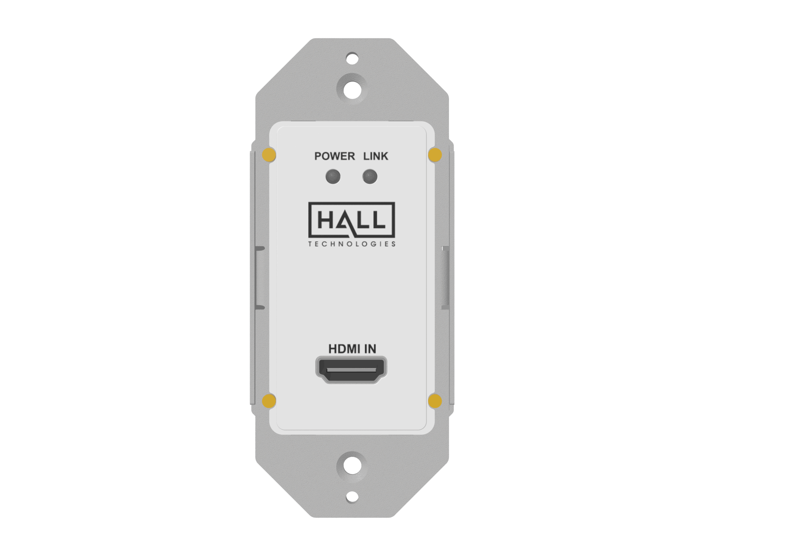 HDBaseT TX 1x HDMI IN 1x HDBaseT OUT Single Gang Wallplate 4 2 0