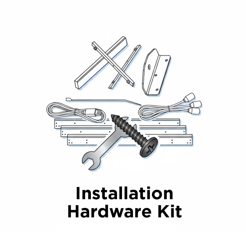 Hidden installation accessory kit
