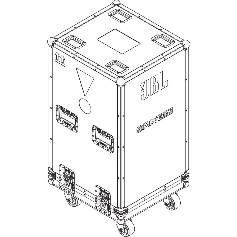 SRX906LA CASE- Flight Case for SRX906LA