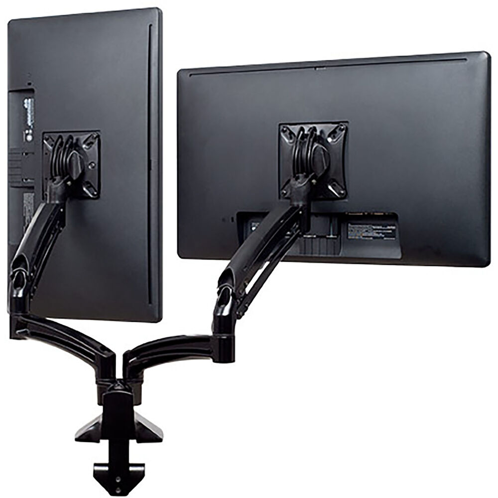 K1D220 Reduced height desk mount dual 2 arm
