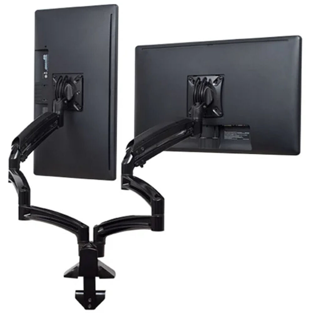 K1 DESK  MNT DUAL DISPLAY 3L ARM, BLK