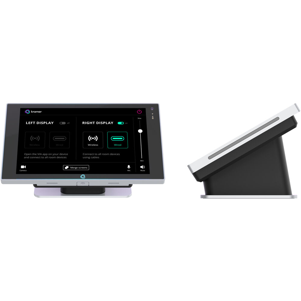 8" Tablet Wall Mount Black Touch Panel