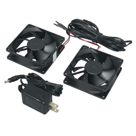 MFR FAN KIT,INCL 2 DC FANS W/POWER SUPPLY