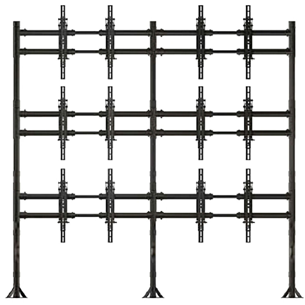 Video Wall Modular Floor to Wall Mount Kit 800x600 100Lbs Max Weight