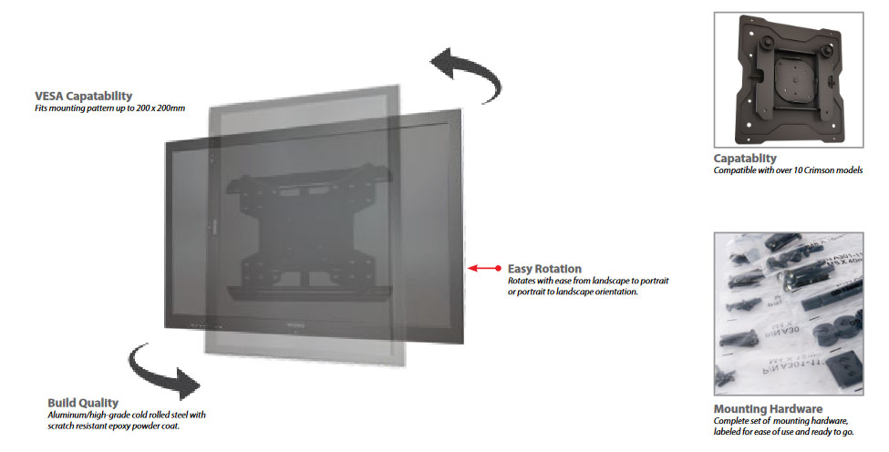 MustangPro-Portrait to Landscape Rotation Adapter