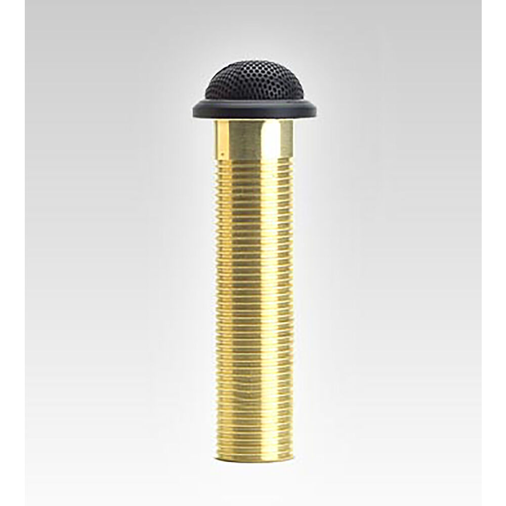 Brushed Alum Low Profile Boundary Mic Omni; 3 Pin XLR