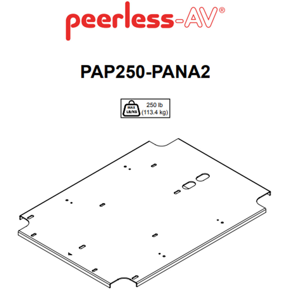PJR250 Dedicated Adaptor Plate for Panasonic Projectors