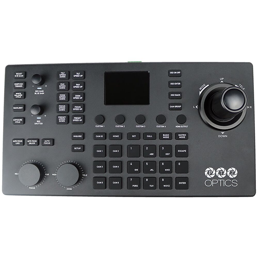 IP and Serial PTZ Camera Joystick Controller