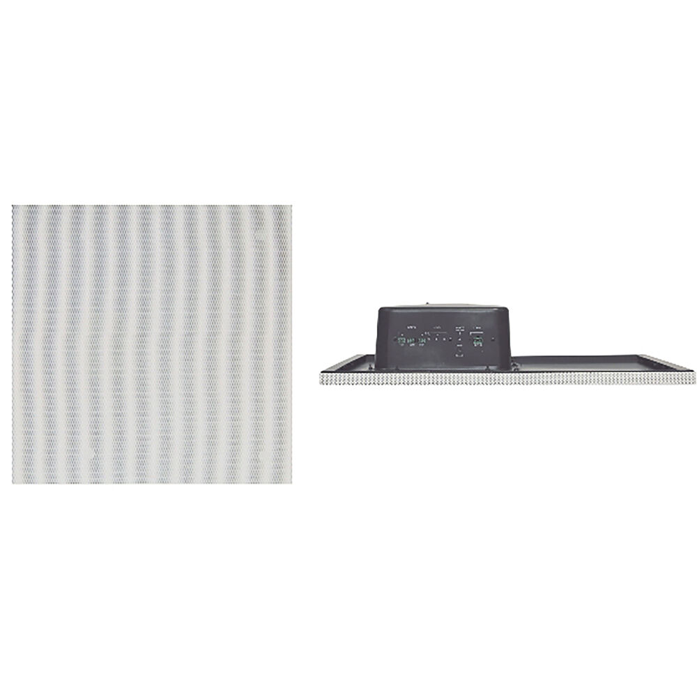 8Inch, HighPerformance, Powered Ceiling Tile Speaker - White