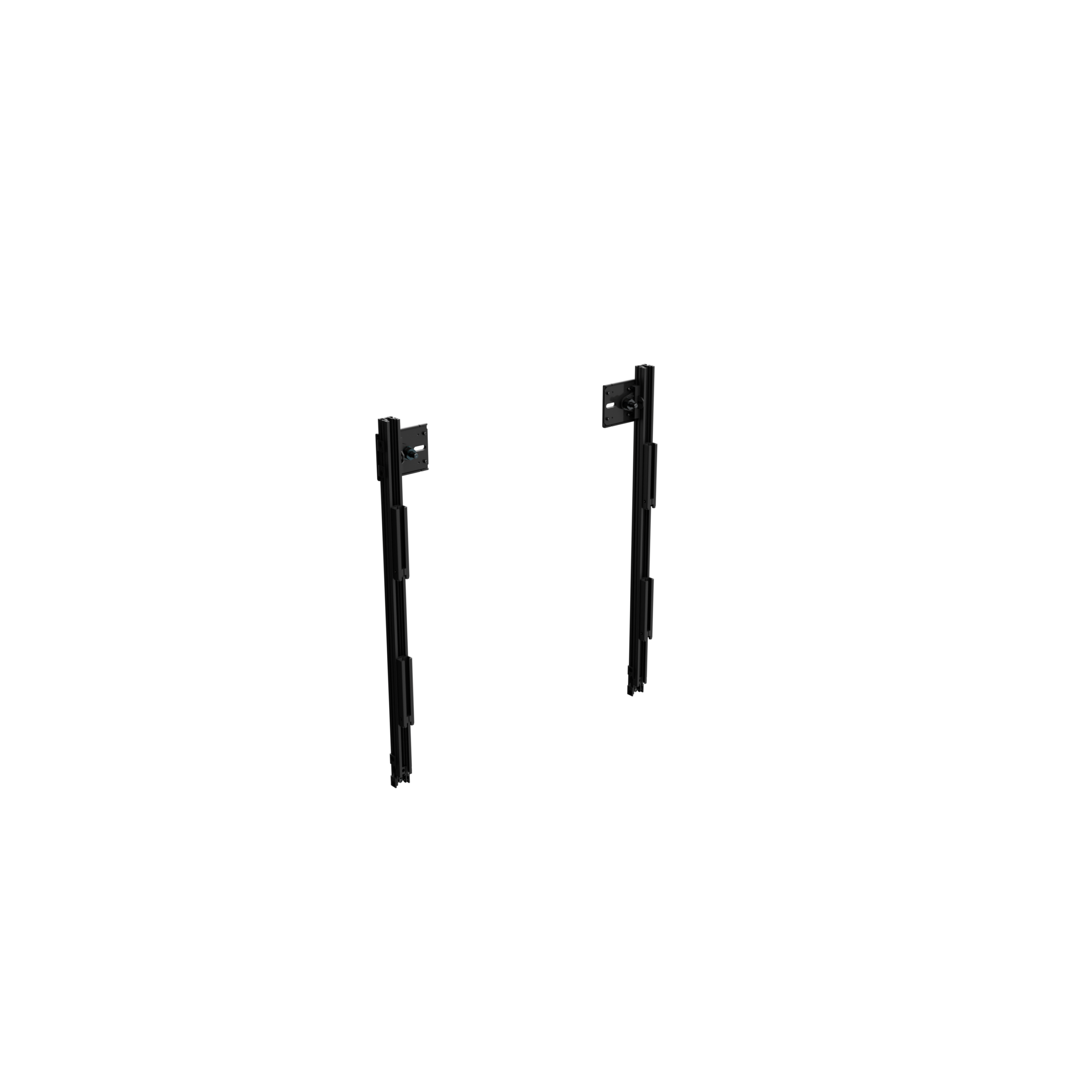 TiLED dvLED Universal Wall Mount - 2 High Extender for 27" dVLED Panels