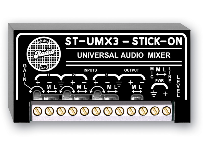 Universal Audio Mixer-3 Mic or Line x 1 Mic or Line