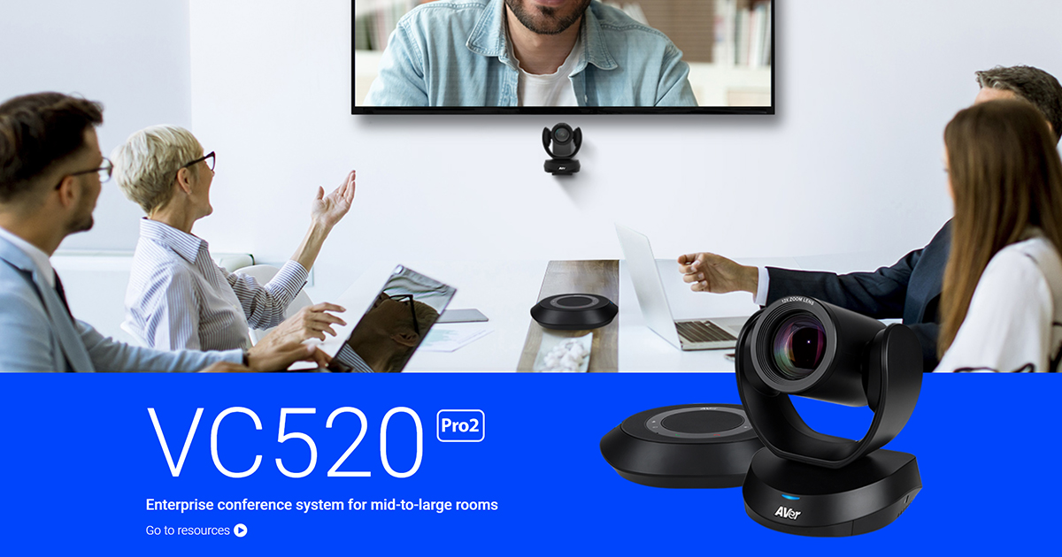 VC520 Pro3 Conference Camera and Speakerphone System