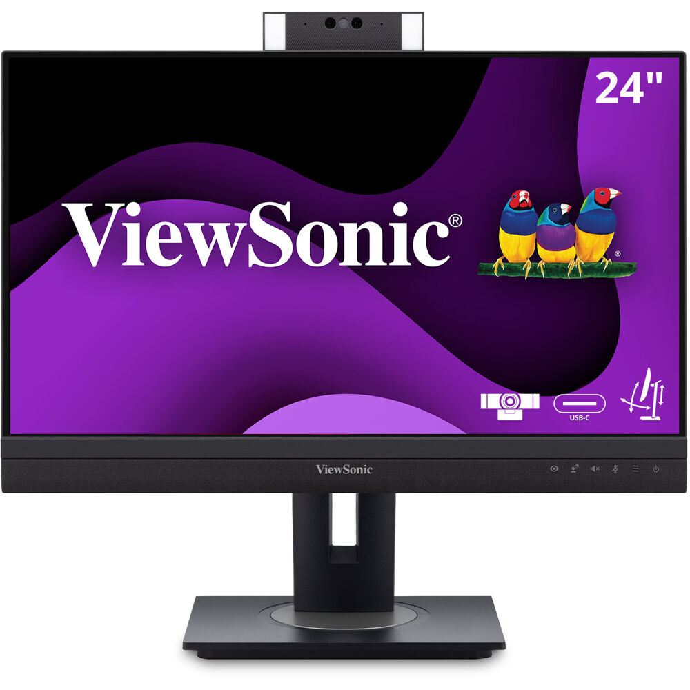 24" 1080p Video Con Monitor with Windows Hello Compatible IR Webcam