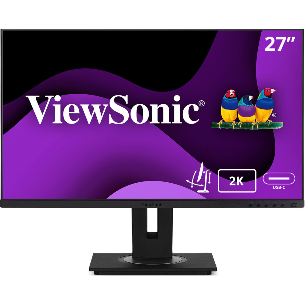 ViewSonic 27" Class- SuperClear IPS LED Backlight - 2560X1440- 350 Nit LED Monitor