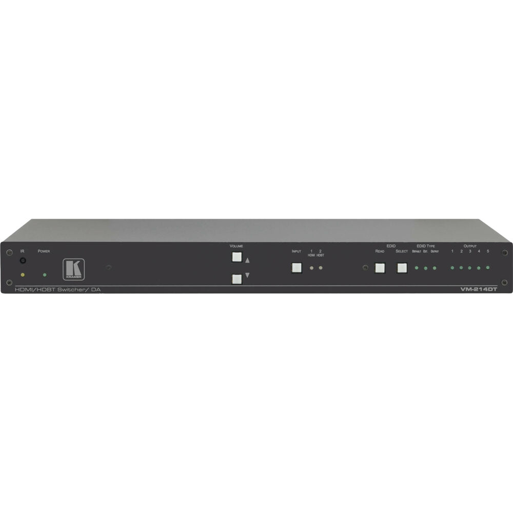 2x1:4 4K HDMI and HDBaseT Distribution Amplifier