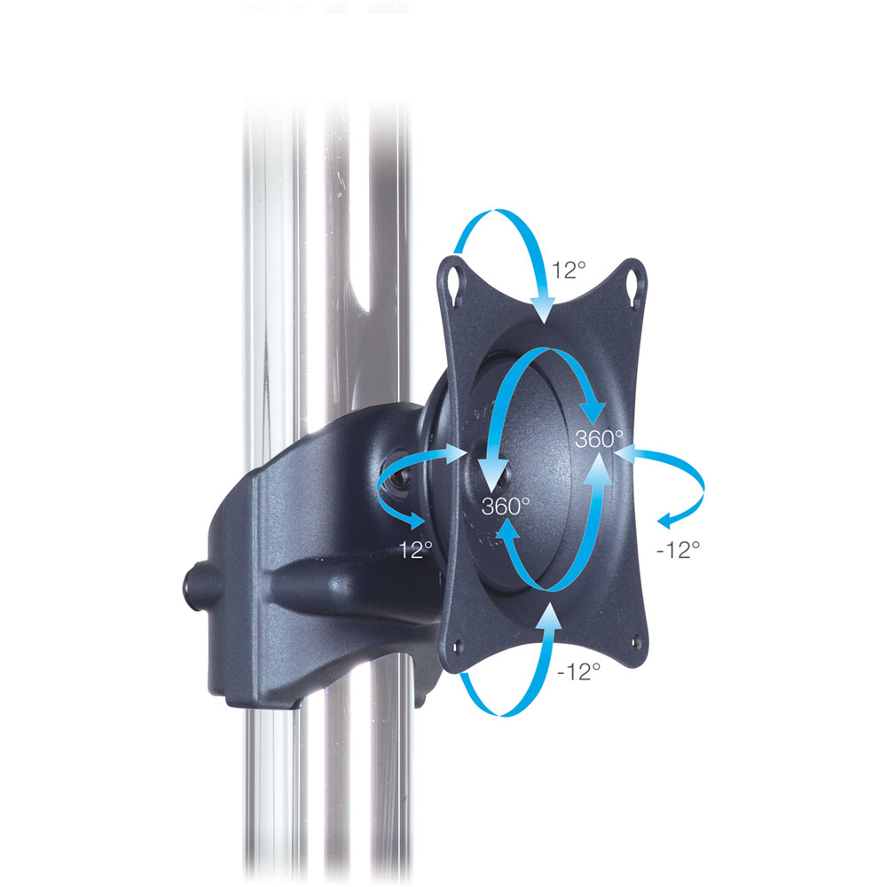 VESA Pole Mount for 10-37 inch Screens