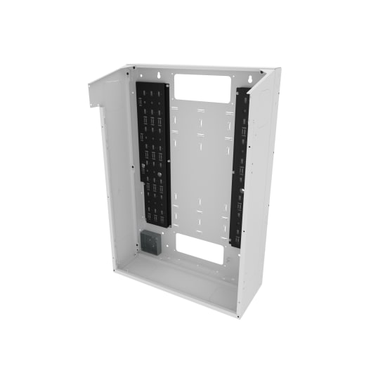VWM BACK PAN,SPLIT DOOR,36"H,16"D,WHITE
