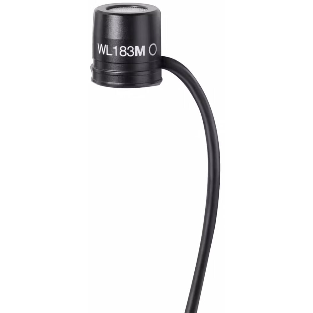 1 cm Condenser Lavalier, Black, Omnidirectional, LEMO Termination