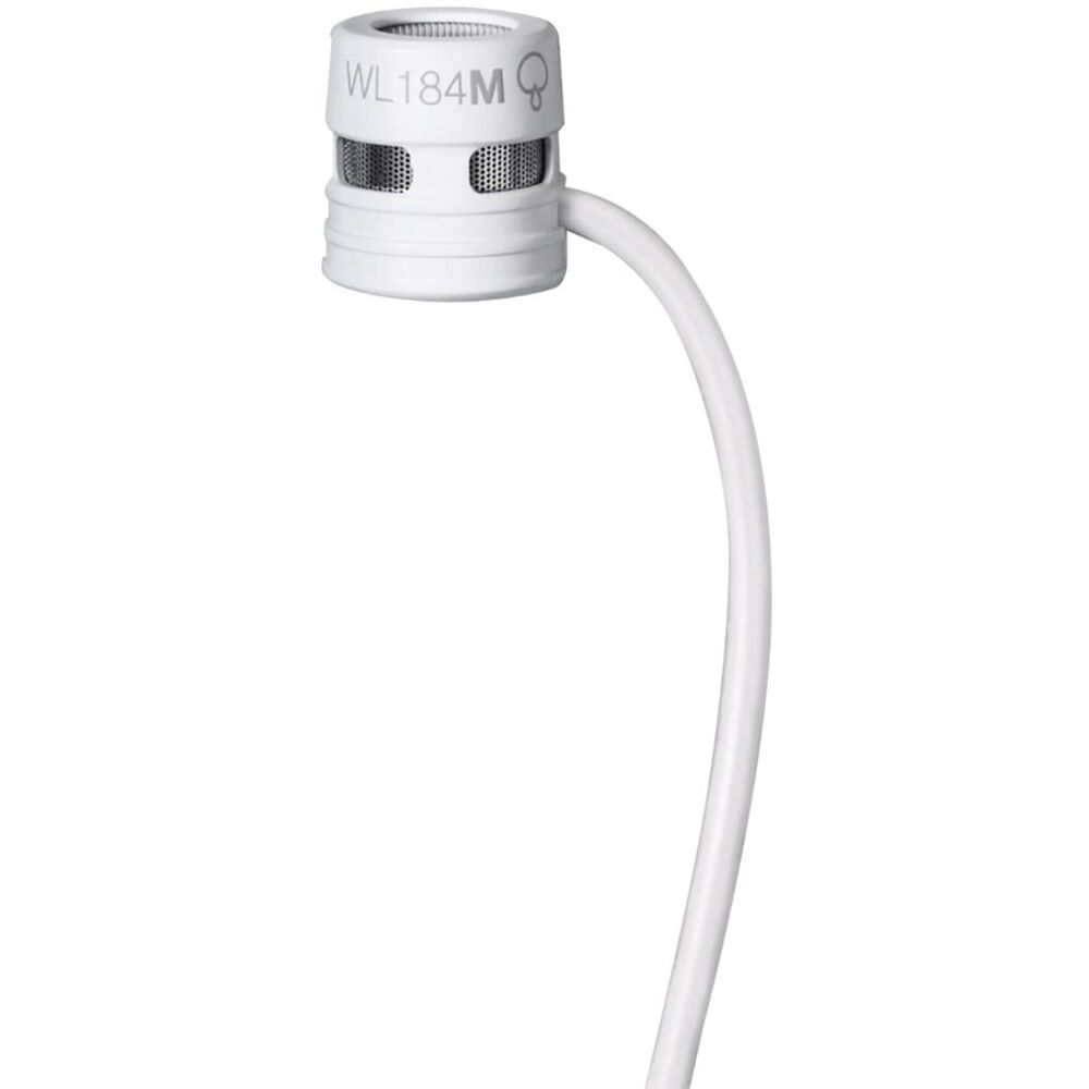 1 cm Condenser Lavalier, White, Supercardioid, TA4F Termination