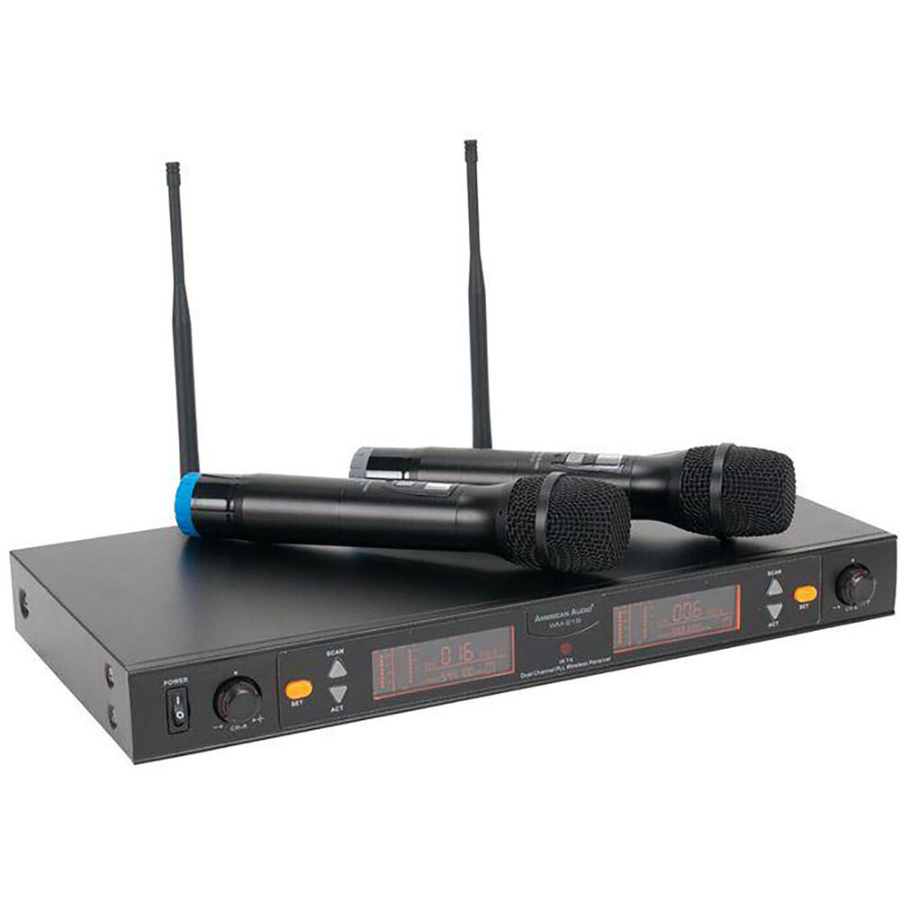 WM219 2 chnel wireless handheld mic sys