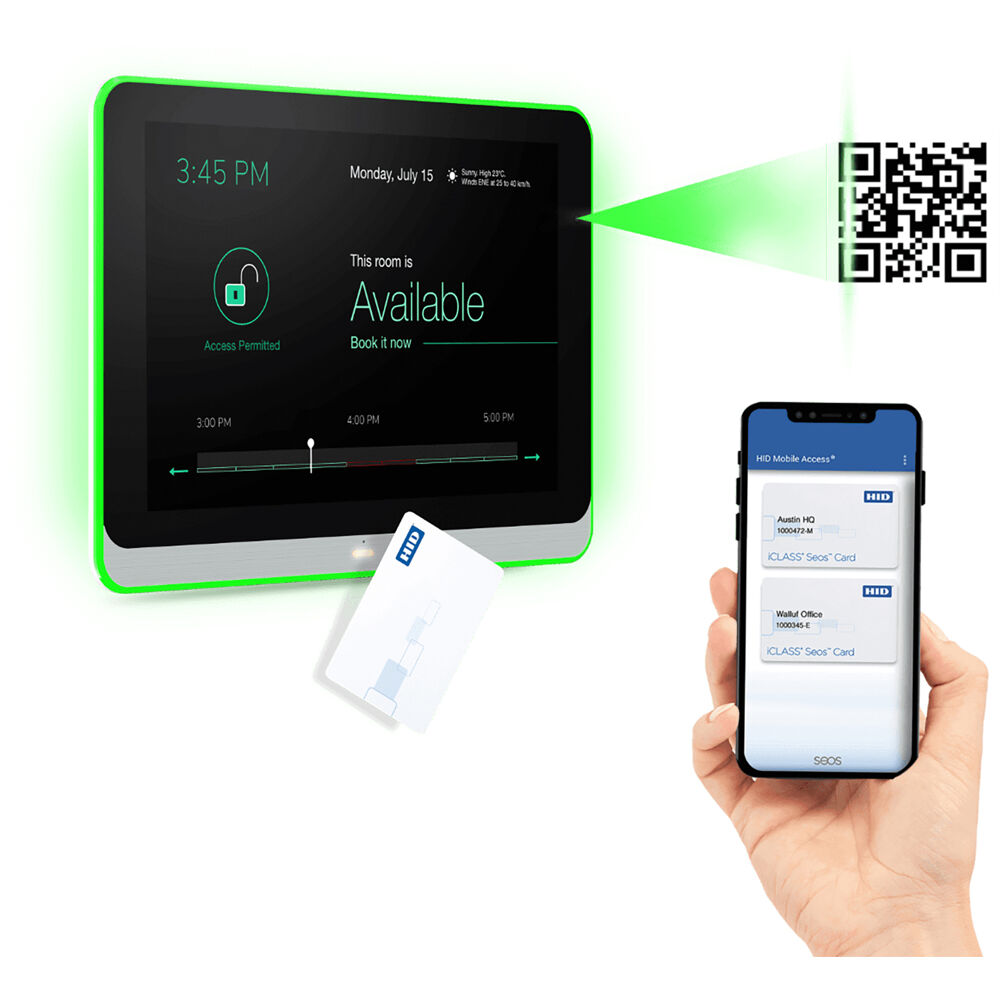 10" touch, PoE+, LED status light, NFC card reader built-in