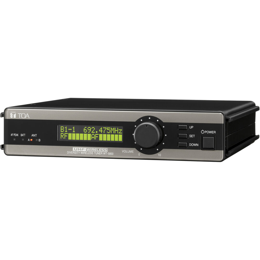 Wireless Receiver- True Diversity- 64 Ch.- Scanner- Transmitter Battery