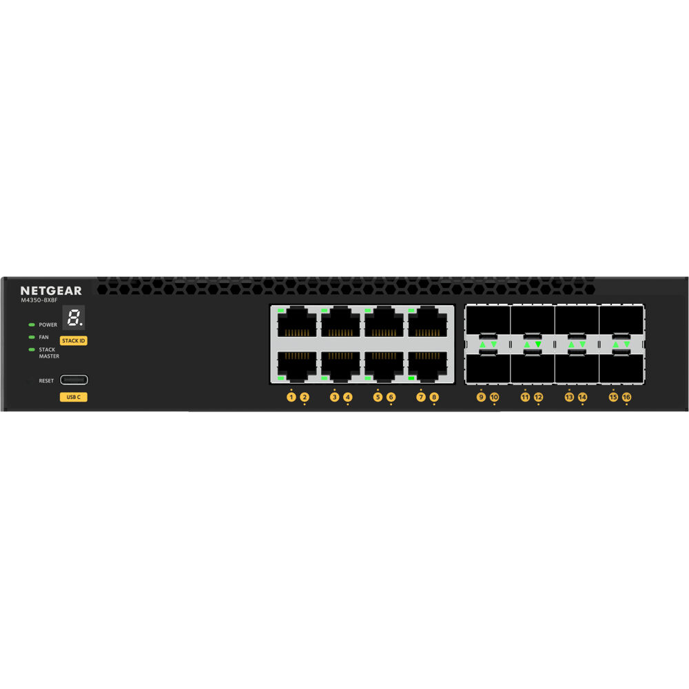 16PT M4350-8X8F MANAGED SWITCH