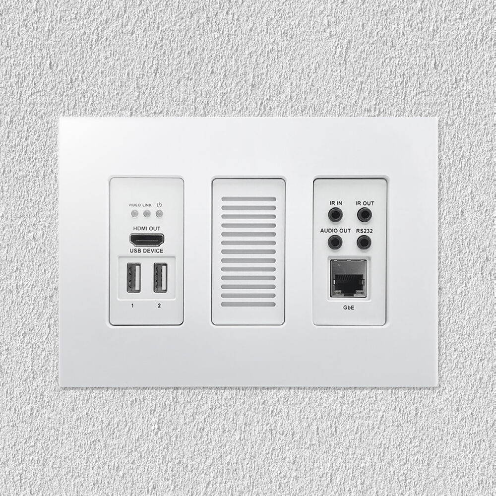ZyPer4K-XS HDMI 2.0 and USB-C input Wallplate Encoder 10Gbit Poe no PS