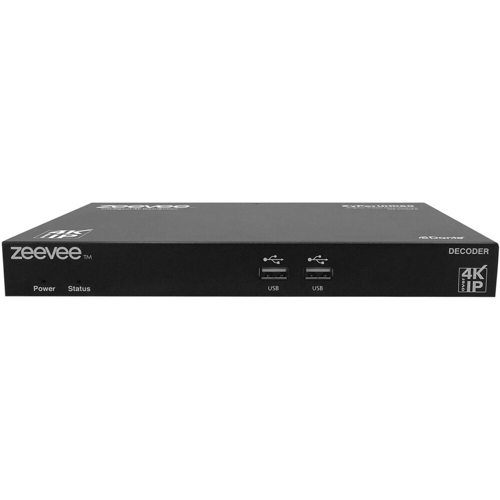 ZyPerUHD60, HDMI 2.0 output Dante Enabled Decoder