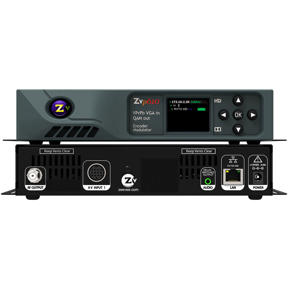 HD Video Encoder/QAM Modulator w/ 1 Port HD DIN Input