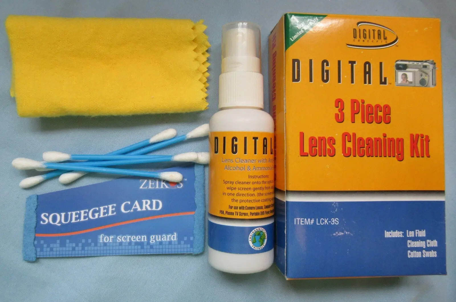 Digital Concepts LCK-3 Photo/Video Care Kit, 3-Piece