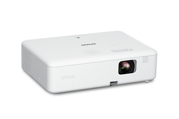 Epson EpiqVision Flex CO-W01 Portable Projector, 3-Chip 3LCD, Widescreen, 3,000 Lumens Color/White Brightness, 5 W Speaker, 300-Inch Home Entertainment and Work, Streaming Ready