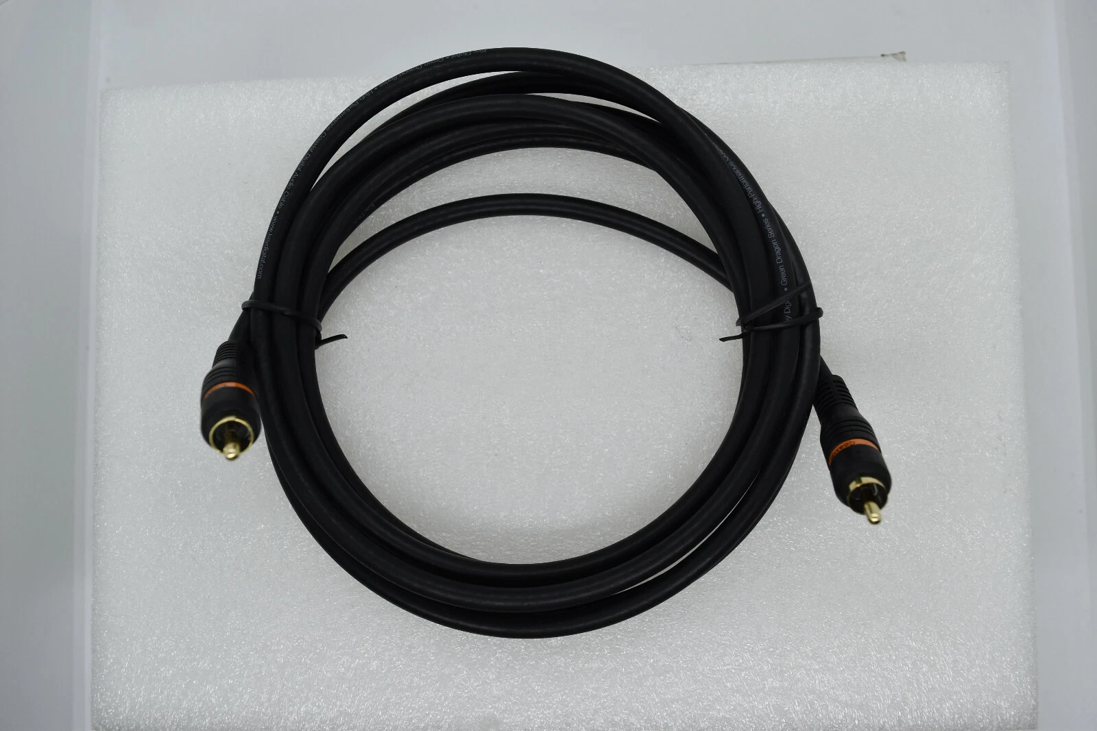 New 9' Gold Coaxial Digital, Subwoofer Audio Cable Designed in USA, Stock USA