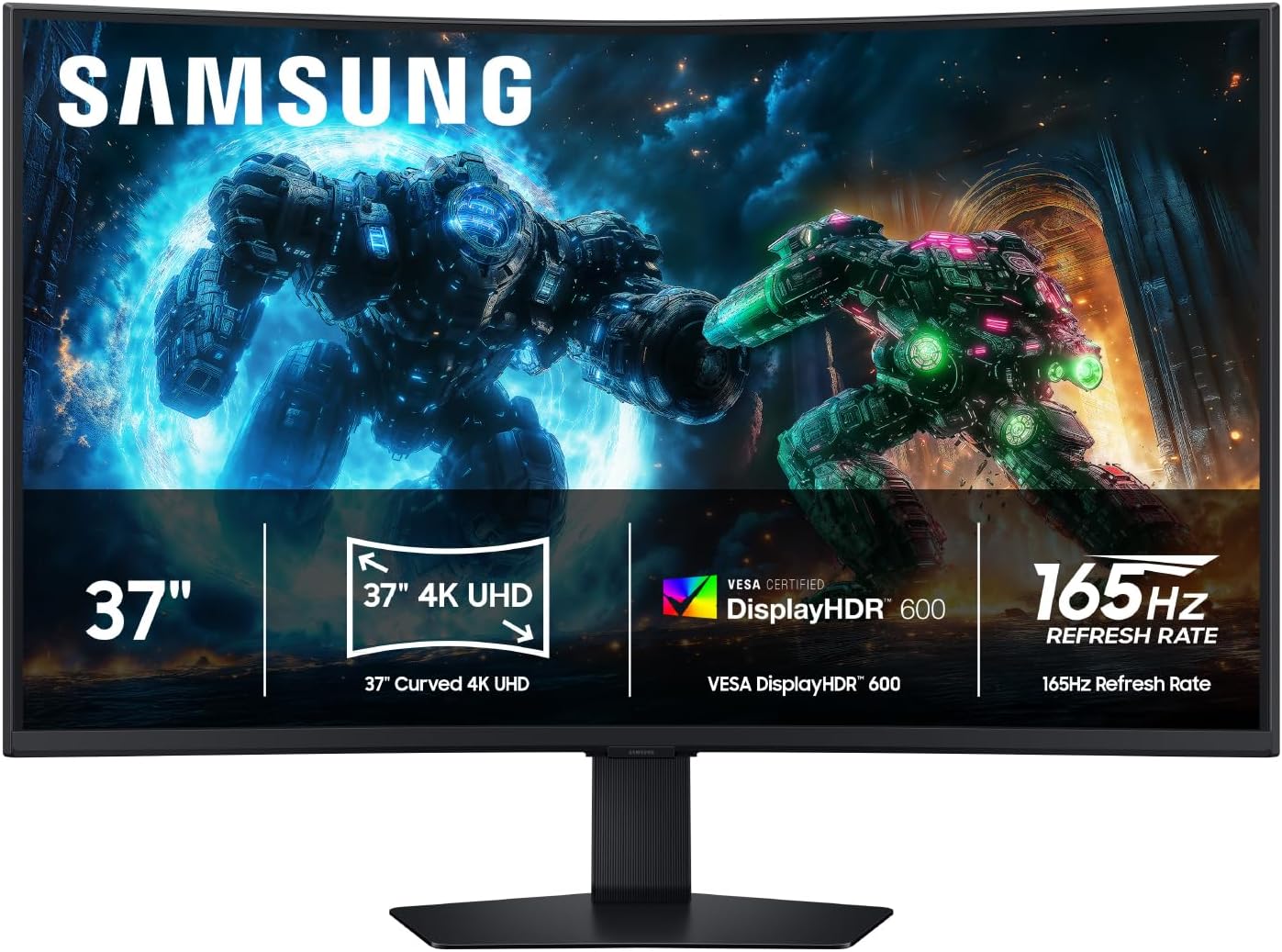 37" MONITOR CURVED 4K UHD HDR10 G7 GAMING-BLACK