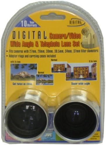 Digital Concepts 37mm TeleandWide Camcorder Lens Kit (KIT1337)