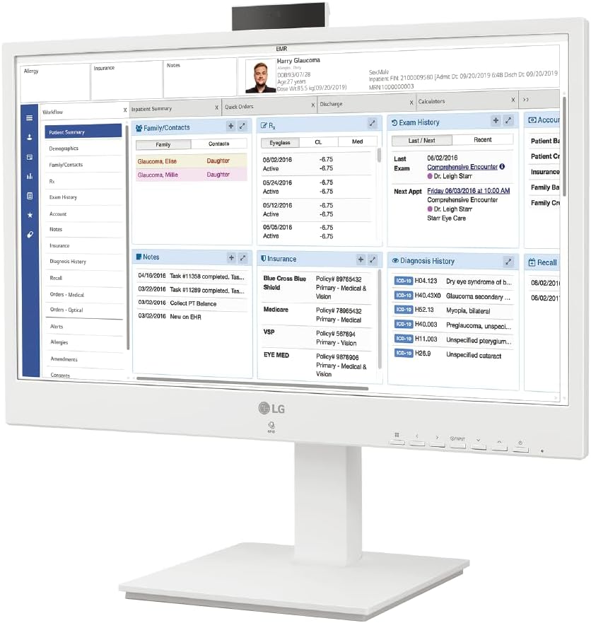 LG 23.8-24CR670NK6P inch All-in-One Thin Client for Healthcare Monitor