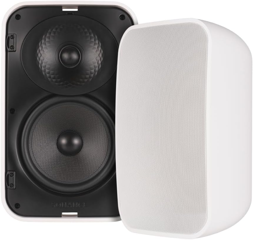 Sonance MX62 6.5" 2-Way Outdoor Speakers – White (Pair)
