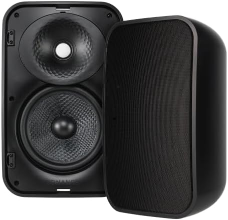 Sonance Mariner MX66 Outdoor Speakers, White, Pair (Black)