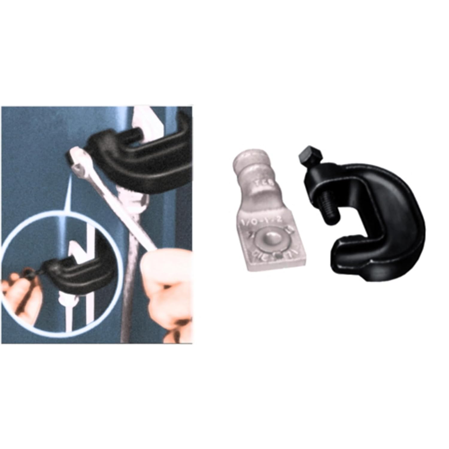 Thomas &amp; Betts IBG20-40 I Beam Clp Gnd Connector (Pack of 2)