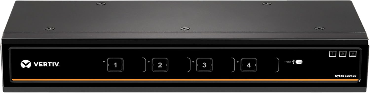 Vertiv Cybex Secure 4K UHD KVM 4-Port DisplayPort DH DPP NIAP EAL4+ TAA (SC945D-001)