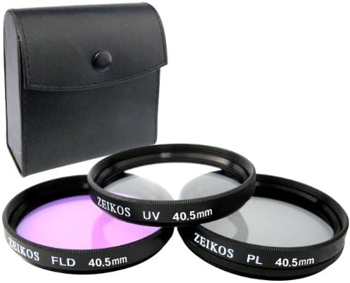Zeikos ZE-FLK40.5- 40.5mm Glass Filter Kit (UV-CPL-FLD)