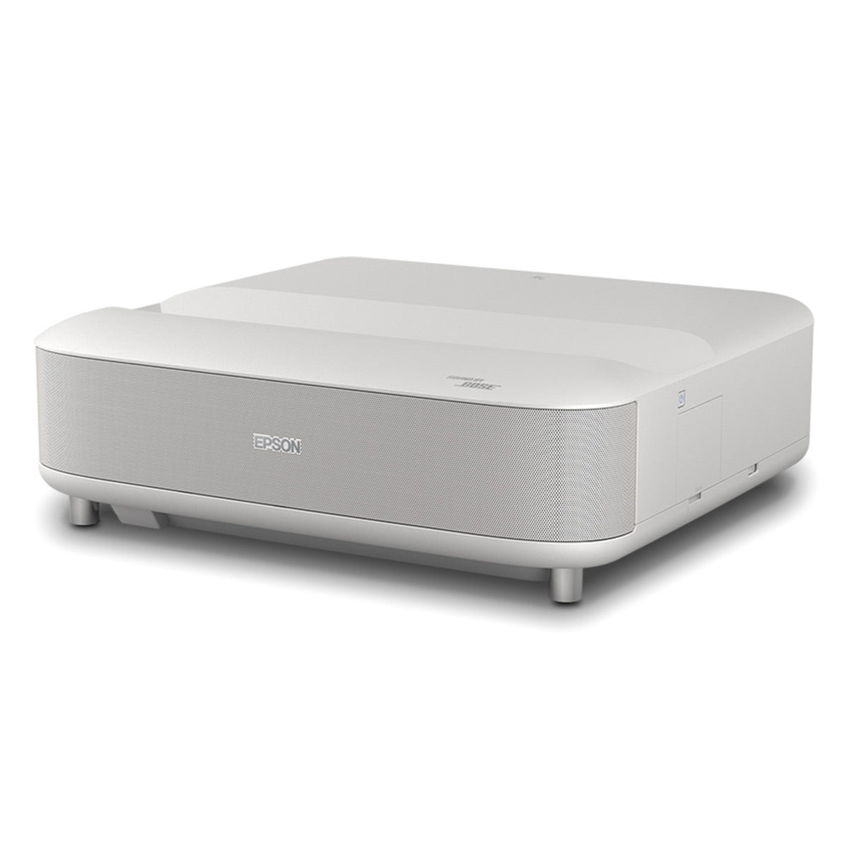 Epson Lifestudio Grand LS670 4K PRO-UHD Ultra Short Throw Laser Projector, 3,600 Lumens, Google TV, Sound by Bose – White