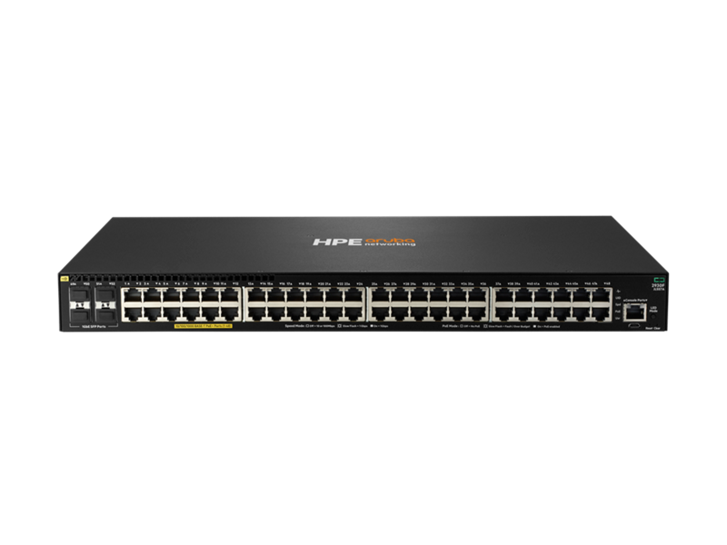 HP Aruba JL557A 48x GBE PoE+ 4x 1GB SFP Port Switch